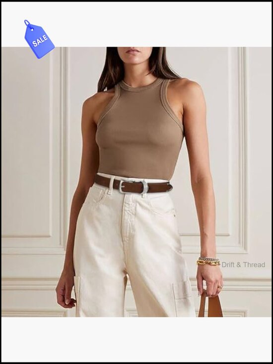 Elegant Suede Waist Belt with Rectangular Buckle 1.2in Wide